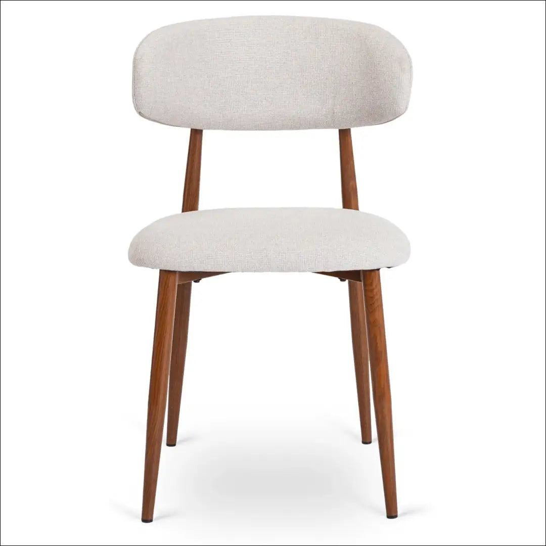 Kėdė su audiniu pilkos spalvos / riešuto TE781 - €73 Save 15% 50-100, __label:Pristatymas 5-14 d.d., elite, Krzesła,