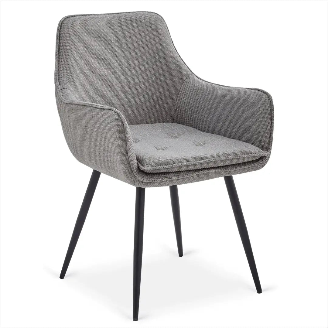 Kėdė su audiniu pilkos spalvos TE1007 - €67 Save 15% 50-100, __label:Pristatymas 5-14 d.d., elite, Krzesła,