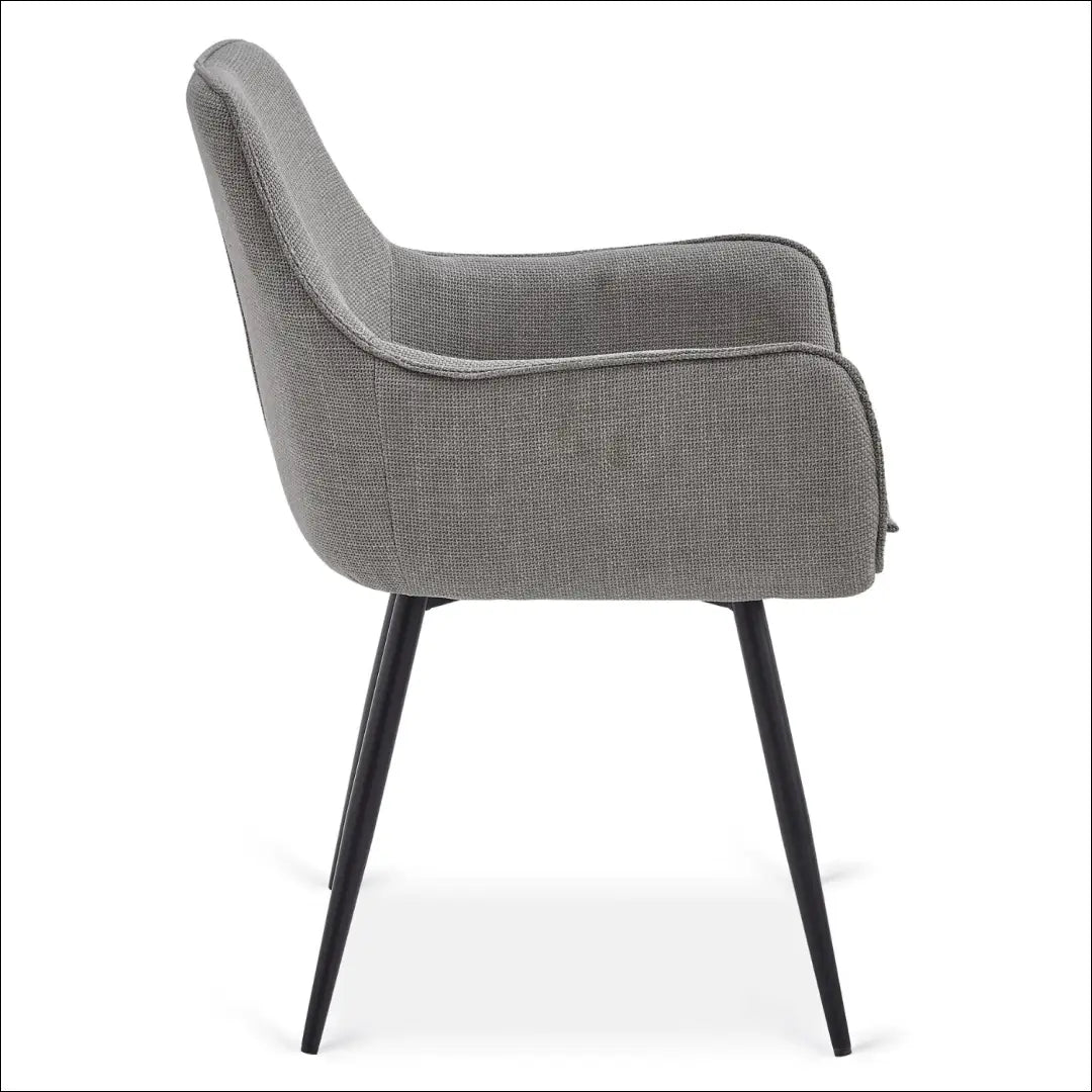 Kėdė su audiniu pilkos spalvos TE1007 - €67 Save 15% 50-100, __label:Pristatymas 5-14 d.d., elite, Krzesła,