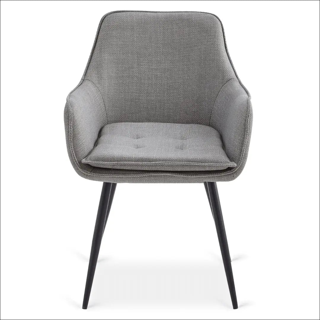 Kėdė su audiniu pilkos spalvos TE1007 - €67 Save 15% 50-100, __label:Pristatymas 5-14 d.d., elite, Krzesła,