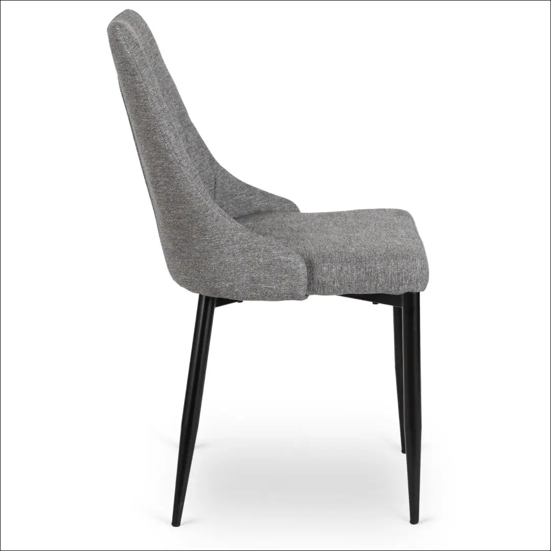 Kėdė su audiniu pilkos spalvos TE355 - €54 Save 15% 50-100, __label:Pristatymas 5-14 d.d., elite, Krzesła, spalva-pilka