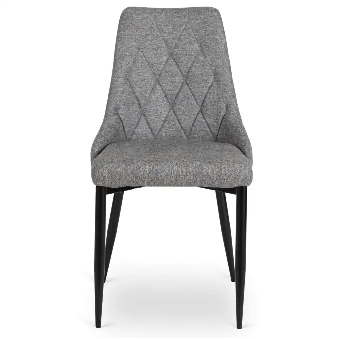 Kėdė su audiniu pilkos spalvos TE355 - €54 Save 15% 50-100, __label:Pristatymas 5-14 d.d., elite, Krzesła, spalva-pilka