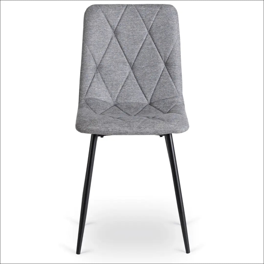Kėdė su audiniu pilkos spalvos TE424 - €35 Save 15% 25-50, __label:Pristatymas 5-14 d.d., elite, Krzesła, spalva-pilka