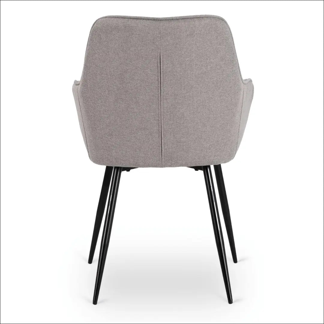 Kėdė su audiniu pilkos spalvos TE803 - €73 Save 15% 50-100, __label:Pristatymas 5-14 d.d., elite, Krzesła, spalva-pilka