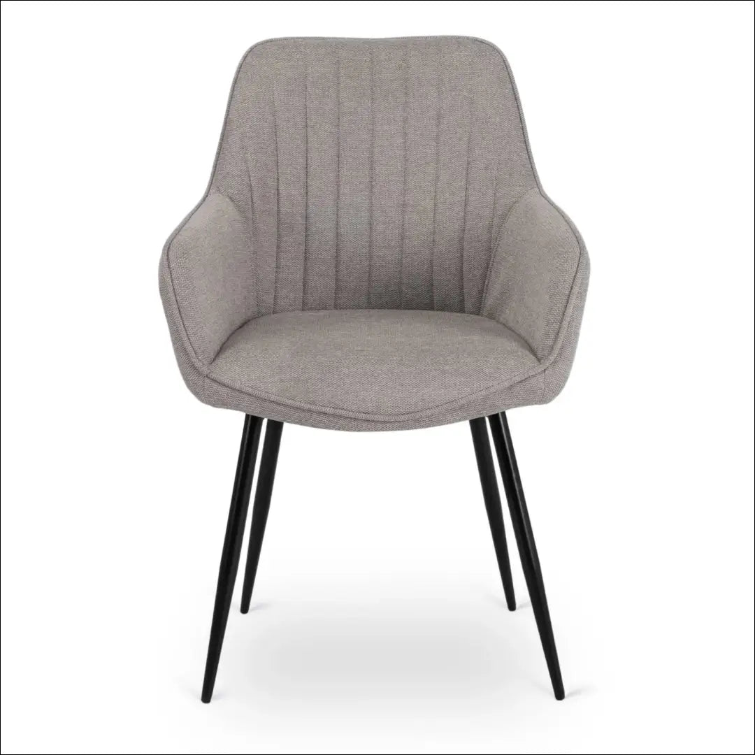 Kėdė su audiniu pilkos spalvos TE803 - €73 Save 15% 50-100, __label:Pristatymas 5-14 d.d., elite, Krzesła, spalva-pilka