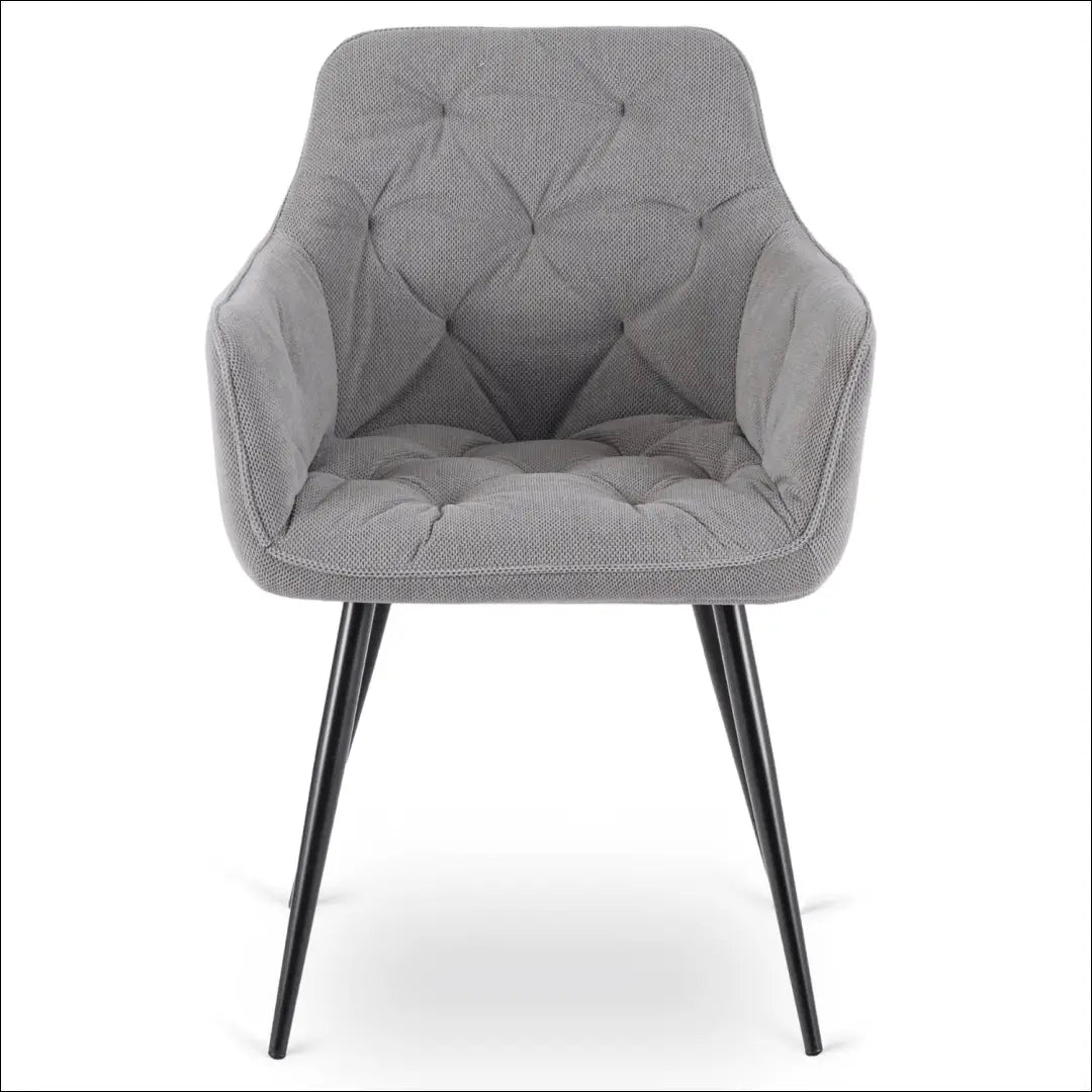 Kėdė su audiniu pilkos spalvos TE831 - €71 Save 15% 50-100, __label:Pristatymas 5-14 d.d., elite, spalva-pilka,