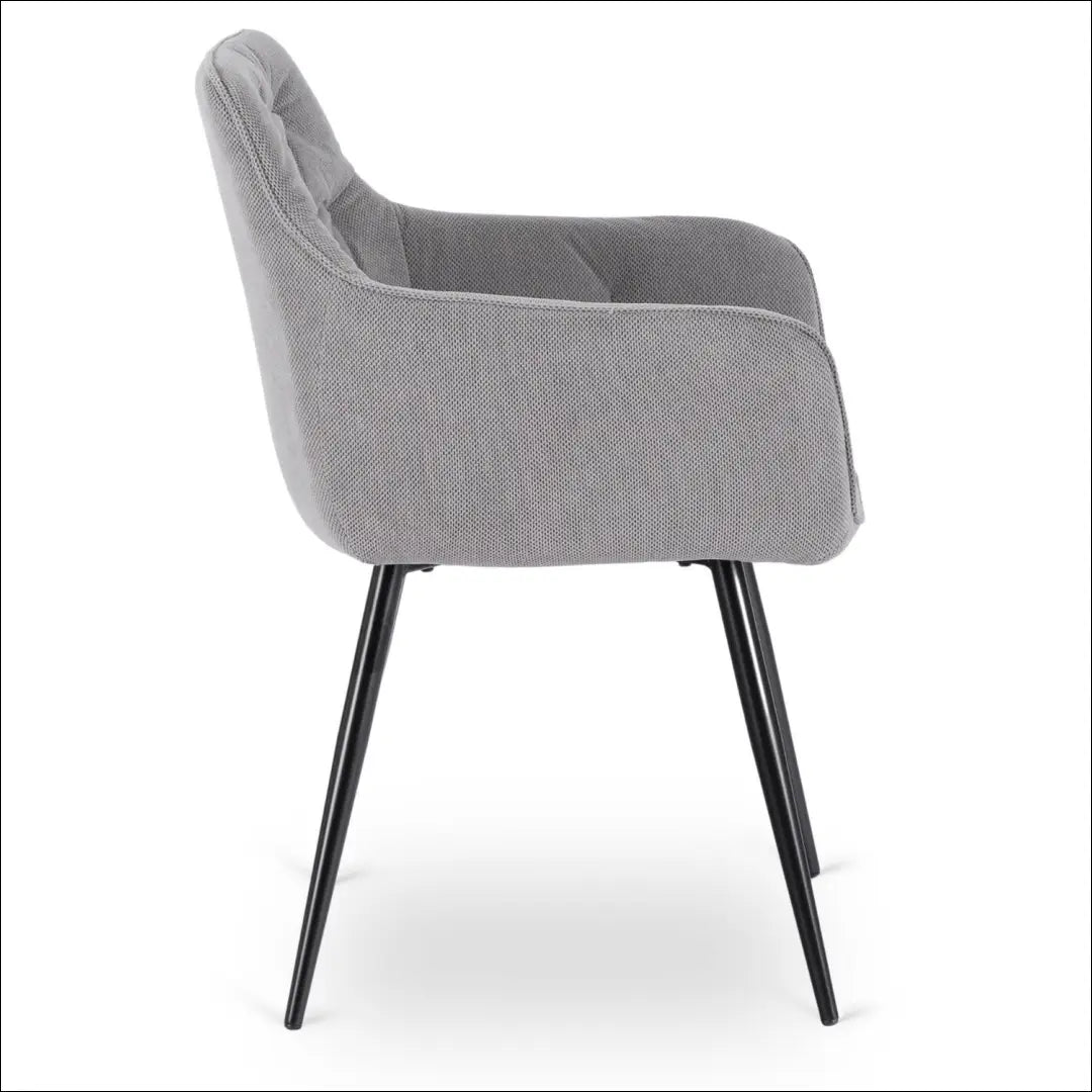 Kėdė su audiniu pilkos spalvos TE831 - €71 Save 15% 50-100, __label:Pristatymas 5-14 d.d., elite, spalva-pilka,