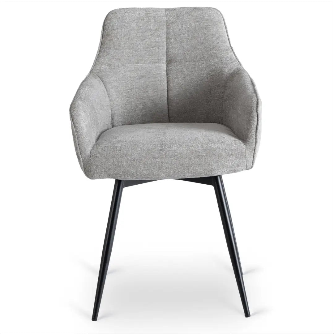 Kėdė su audiniu pilkos spalvos TE839 - €74 Save 15% 50-100, __label:Pristatymas 5-14 d.d., elite, Krzesła, spalva-pilka