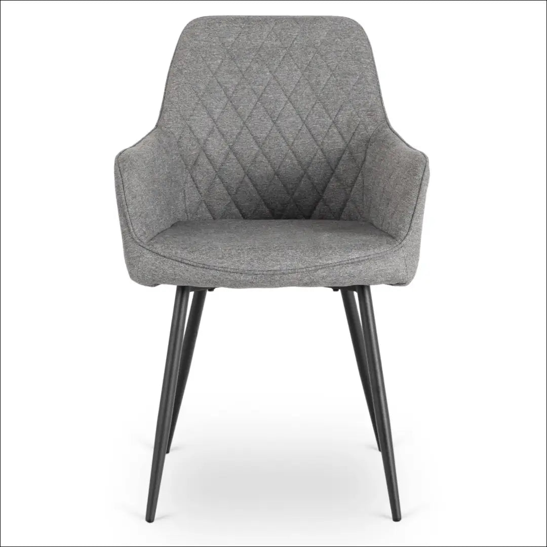 Kėdė su audiniu pilkos spalvos TE916 - €53 Save 15% 50-100, __label:Pristatymas 5-14 d.d., elite, Krzesła, spalva-pilka