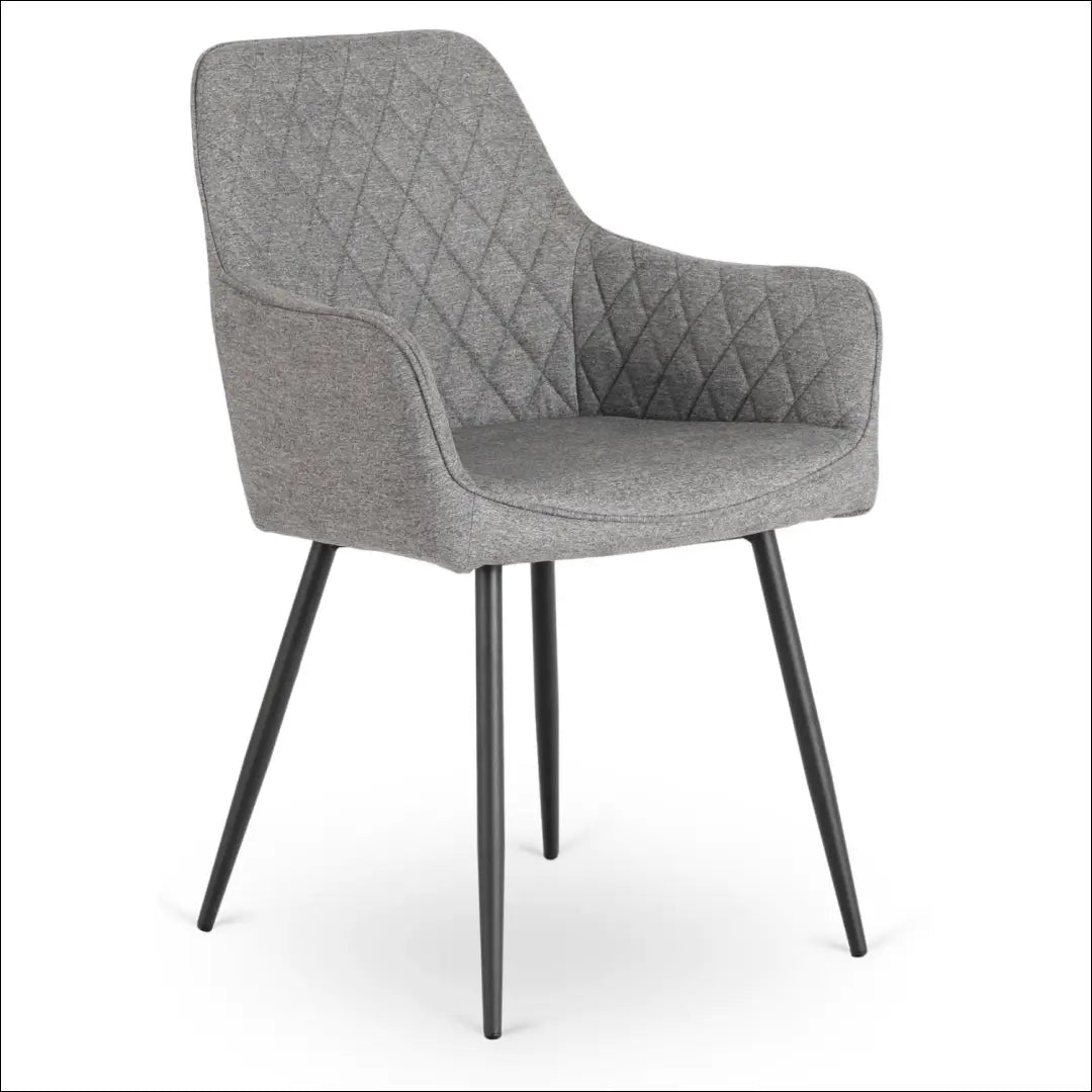 Kėdė su audiniu pilkos spalvos TE916 - €53 Save 15% 50-100, __label:Pristatymas 5-14 d.d., elite, Krzesła, uzsakomi