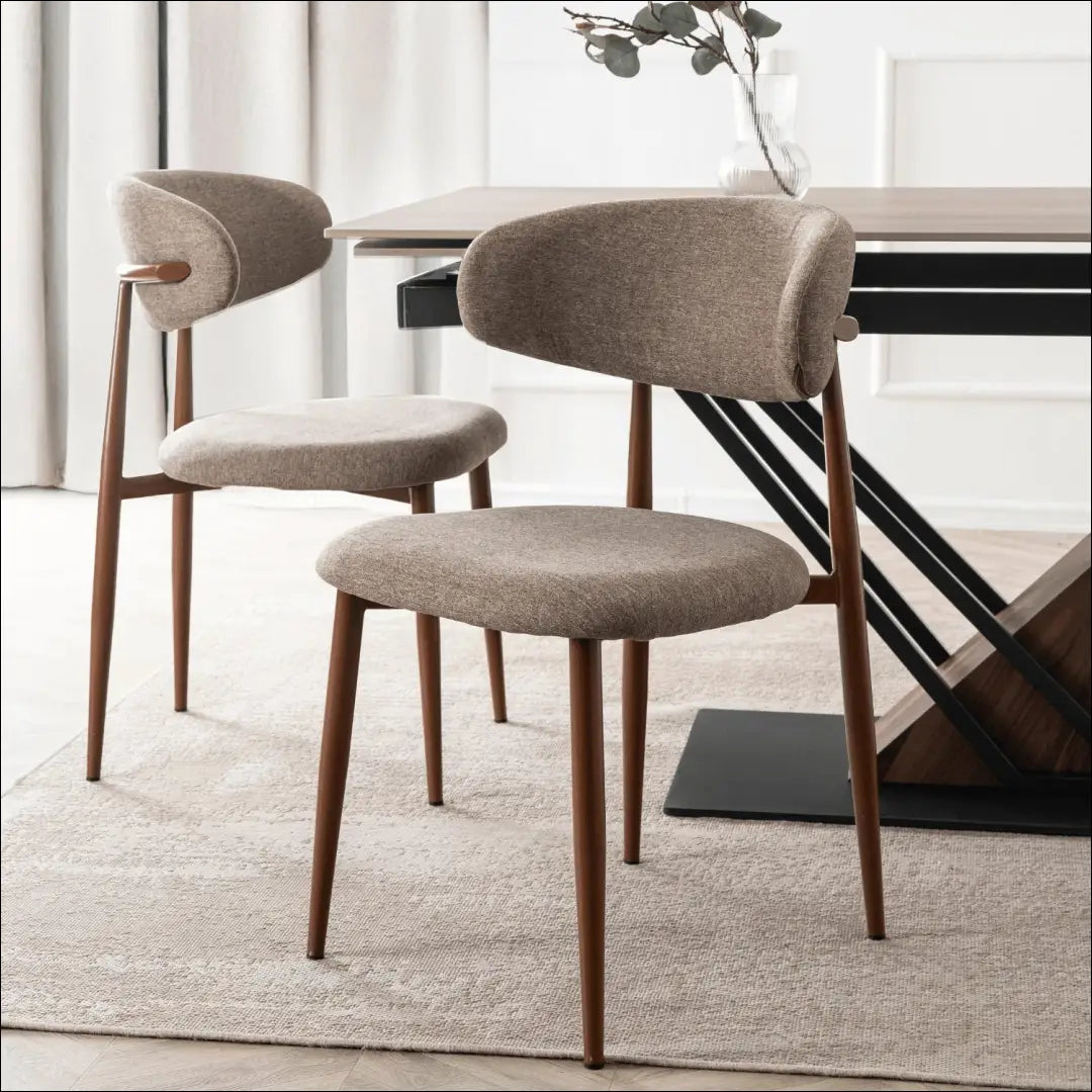 Kėdė su audiniu riešuto spalvos / smėlio TE780 - €73 Save 15% 50-100, __label:Pristatymas 5-14 d.d., elite, Krzesła,