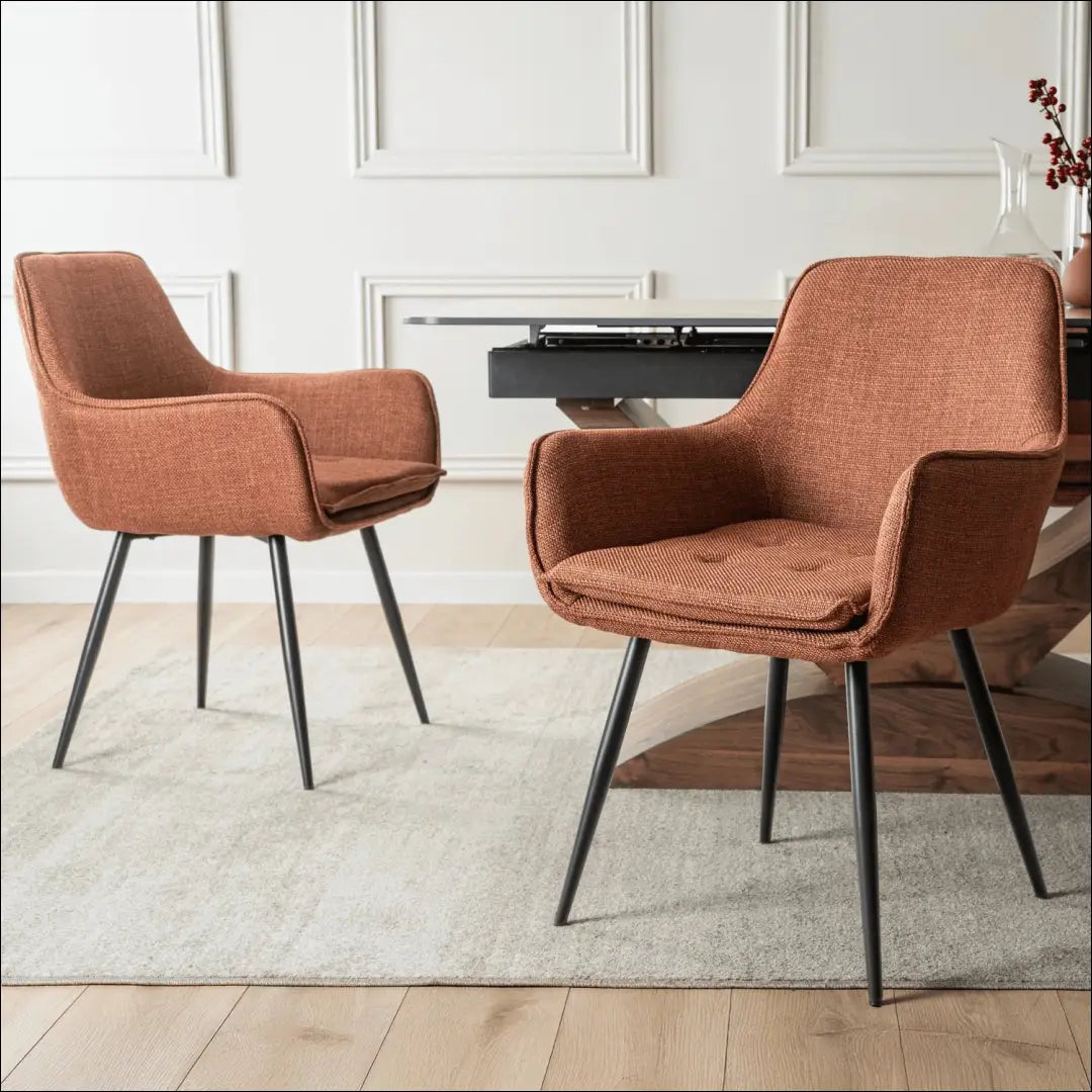 Kėdė su audiniu rusvos spalvos TE1020 - €67 Save 15% 50-100, __label:Pristatymas 5-14 d.d., elite, Krzesła,