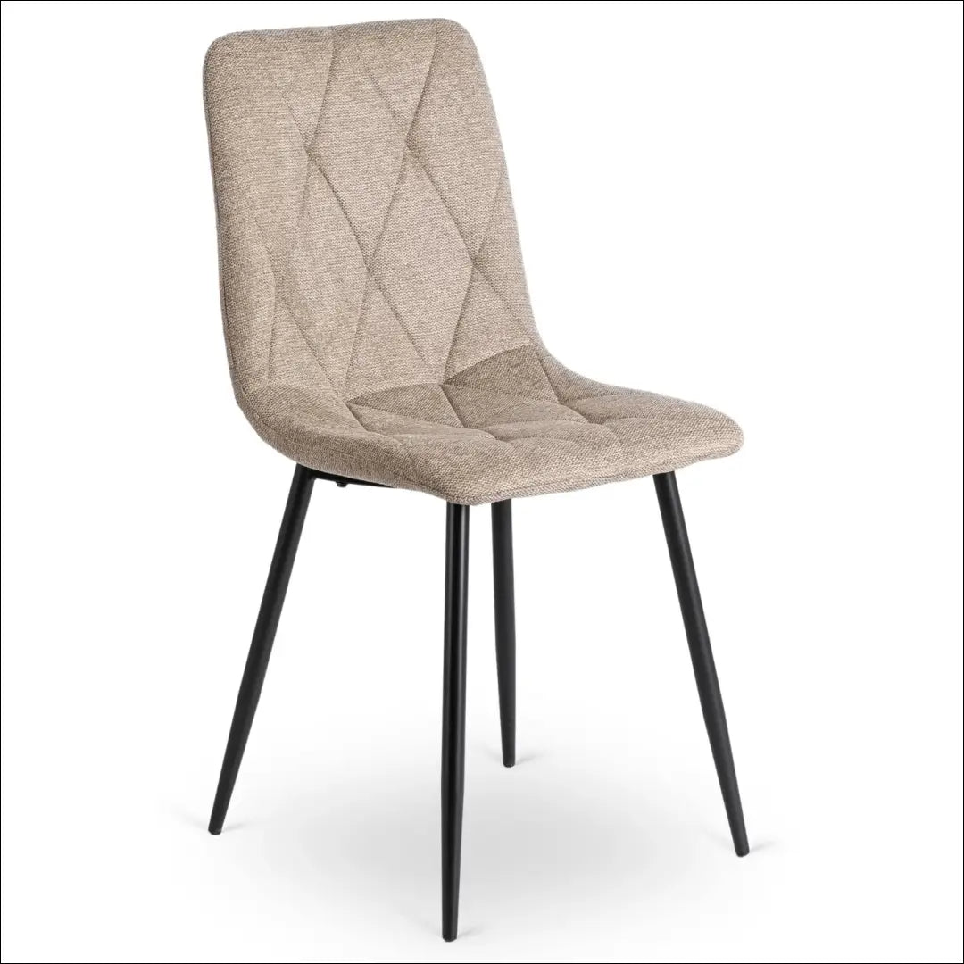 Kėdė su audiniu smėlio spalvos TE423 - €35 Save 15% 25-50, __label:Pristatymas 5-14 d.d., elite, Krzesła, spalva-smelio