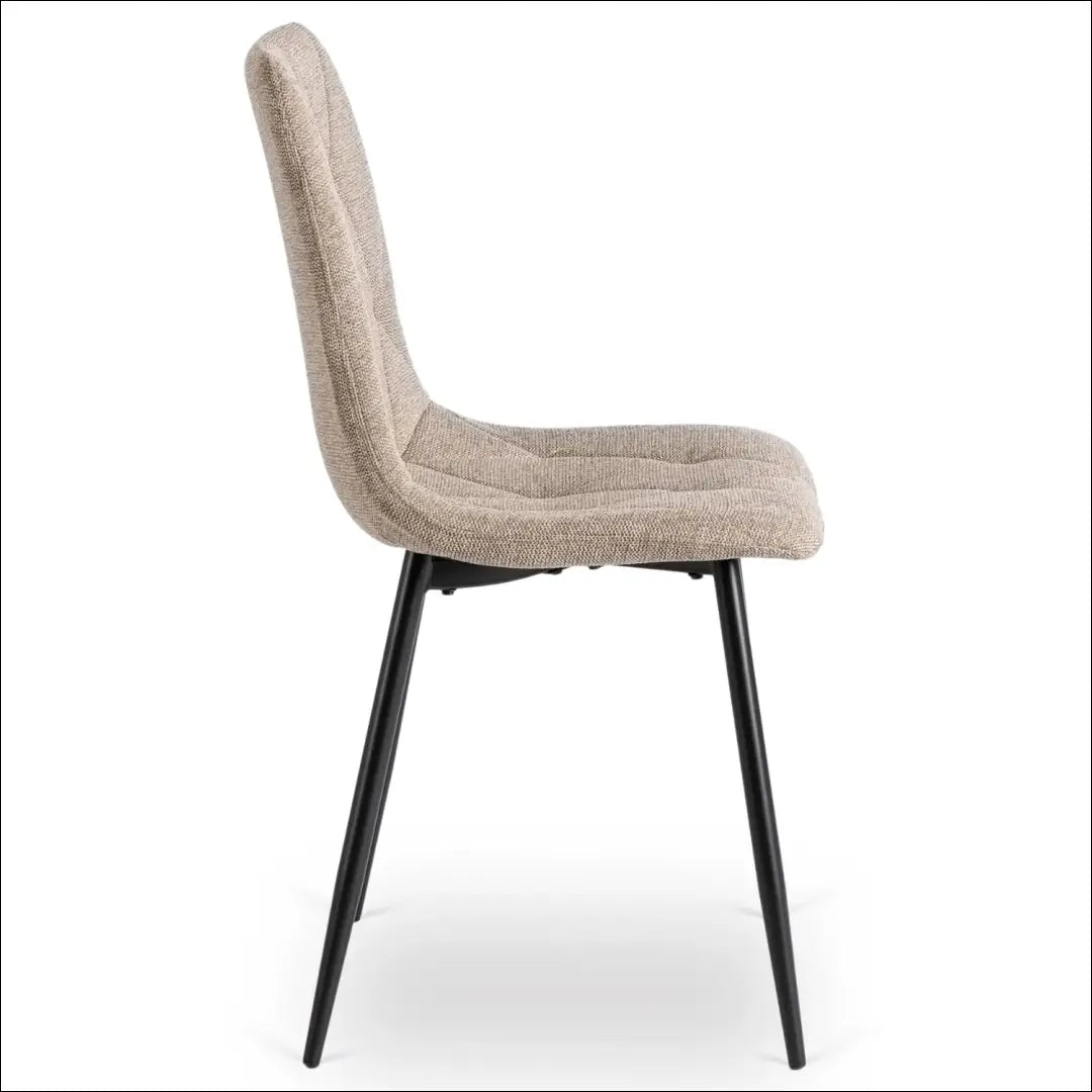 Kėdė su audiniu smėlio spalvos TE423 - €35 Save 15% 25-50, __label:Pristatymas 5-14 d.d., elite, Krzesła, spalva-smelio