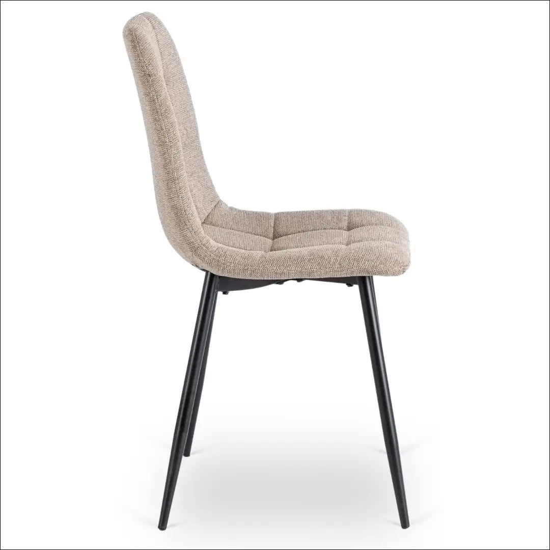 Kėdė su audiniu smėlio spalvos TE427 - €34 Save 15% 25-50, __label:Pristatymas 5-14 d.d., elite, Krzesła, spalva-smelio
