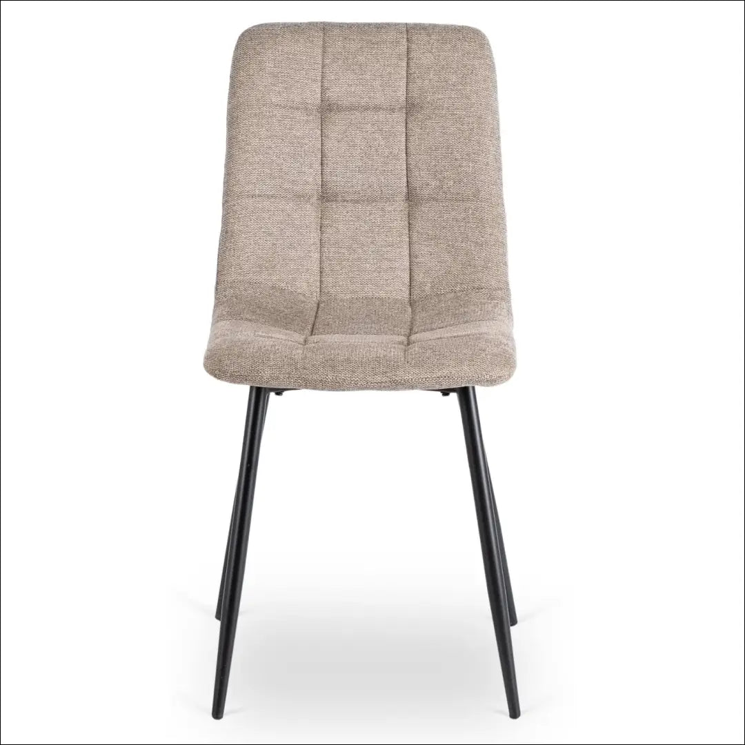 Kėdė su audiniu smėlio spalvos TE427 - €34 Save 15% 25-50, __label:Pristatymas 5-14 d.d., elite, Krzesła, spalva-smelio