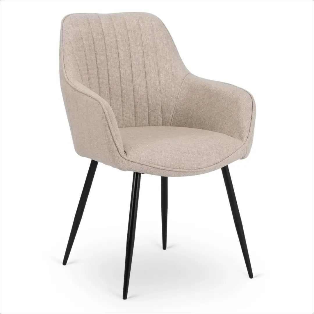 Kėdė su audiniu smėlio spalvos TE804 - €71 Save 15% 50-100, __label:Pristatymas 5-14 d.d., elite, Krzesła, uzsakomi