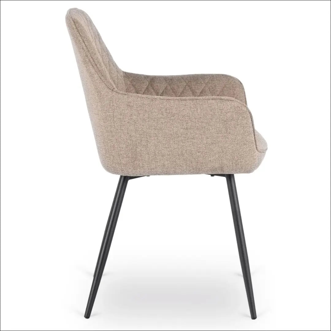 Kėdė su audiniu smėlio spalvos TE915 - €53 Save 15% 50-100, __label:Pristatymas 5-14 d.d., elite, Krzesła,