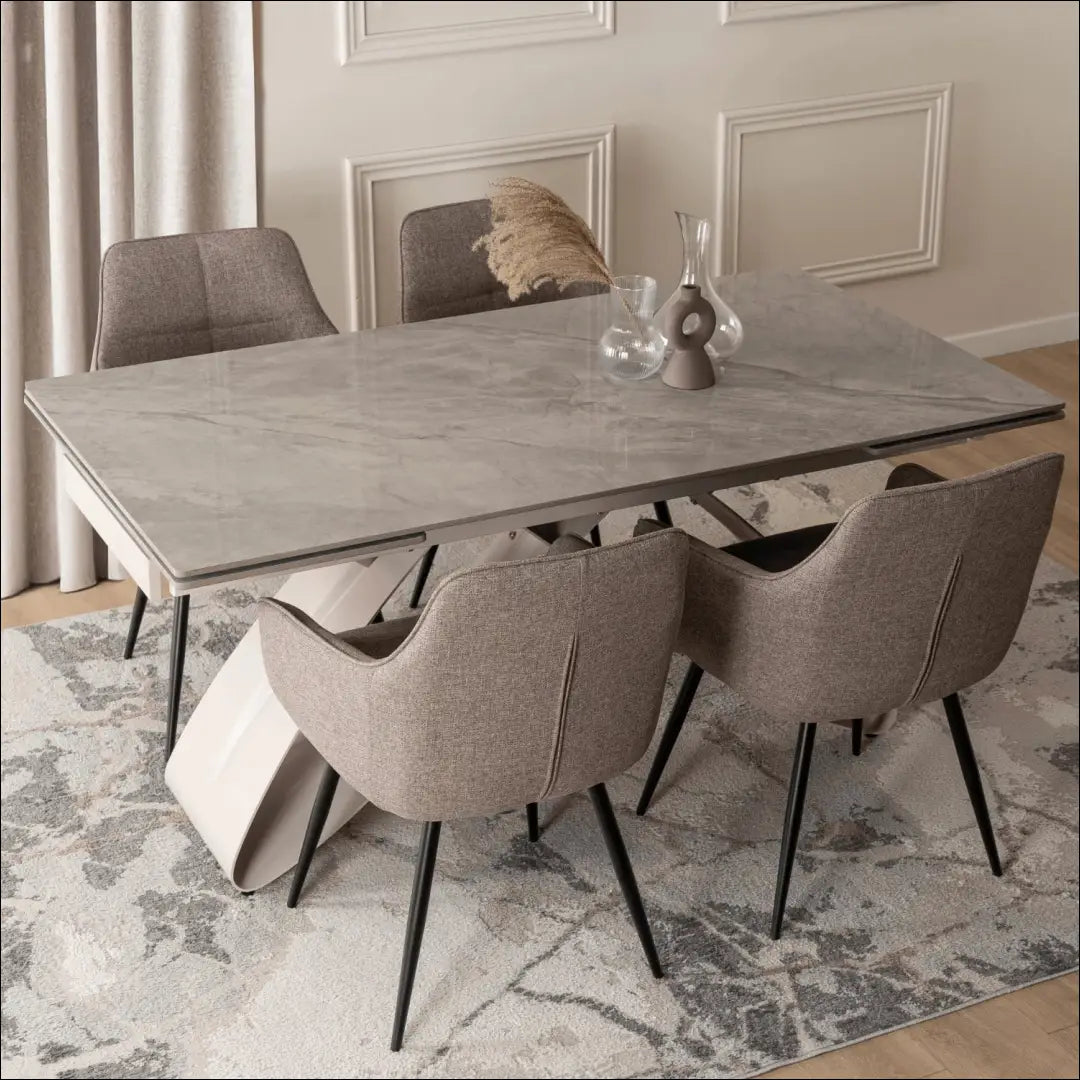 Kėdė su audiniu TE838 - €74 Save 15% 50-100, __label:Pristatymas 5-14 d.d., elite, Krzesła, spalva-cappucino cappucino
