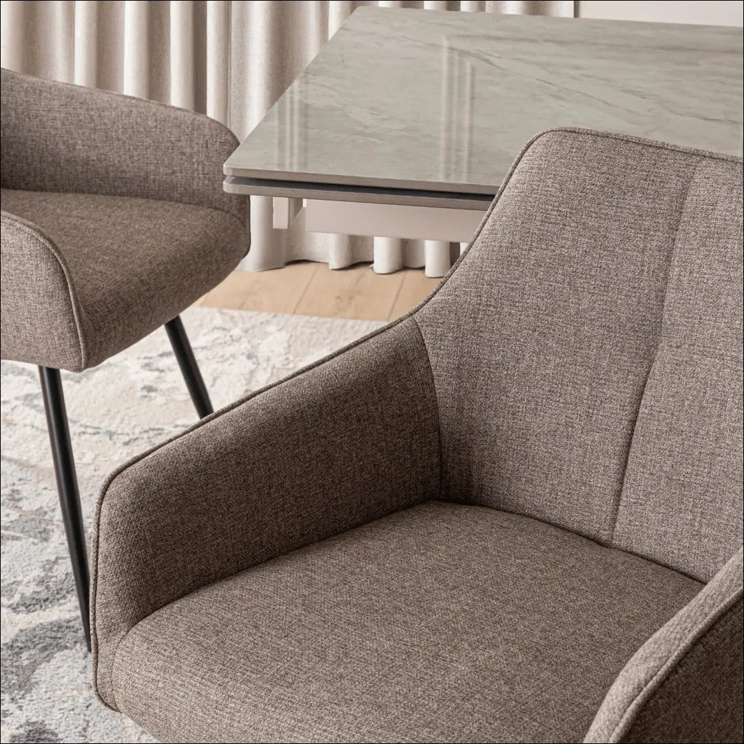 Kėdė su audiniu TE838 - €74 Save 15% 50-100, __label:Pristatymas 5-14 d.d., elite, Krzesła, spalva-cappucino cappucino