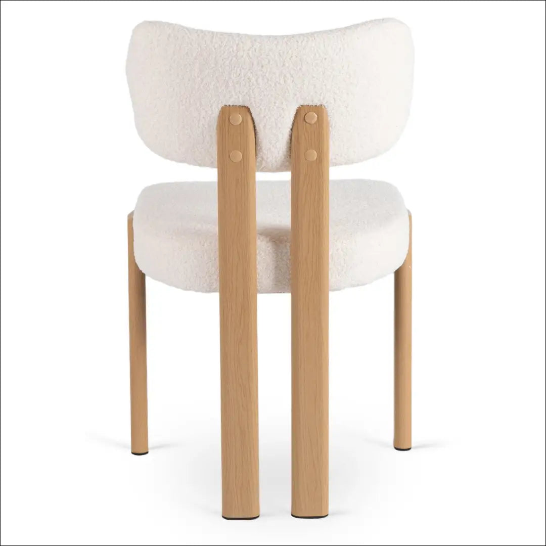 Kėdė su buklė audinio audiniu ąžuolo spalvos / pilkos TE866 - €66 Save 15% 50-100, __label:Pristatymas 5-14 d.d.,