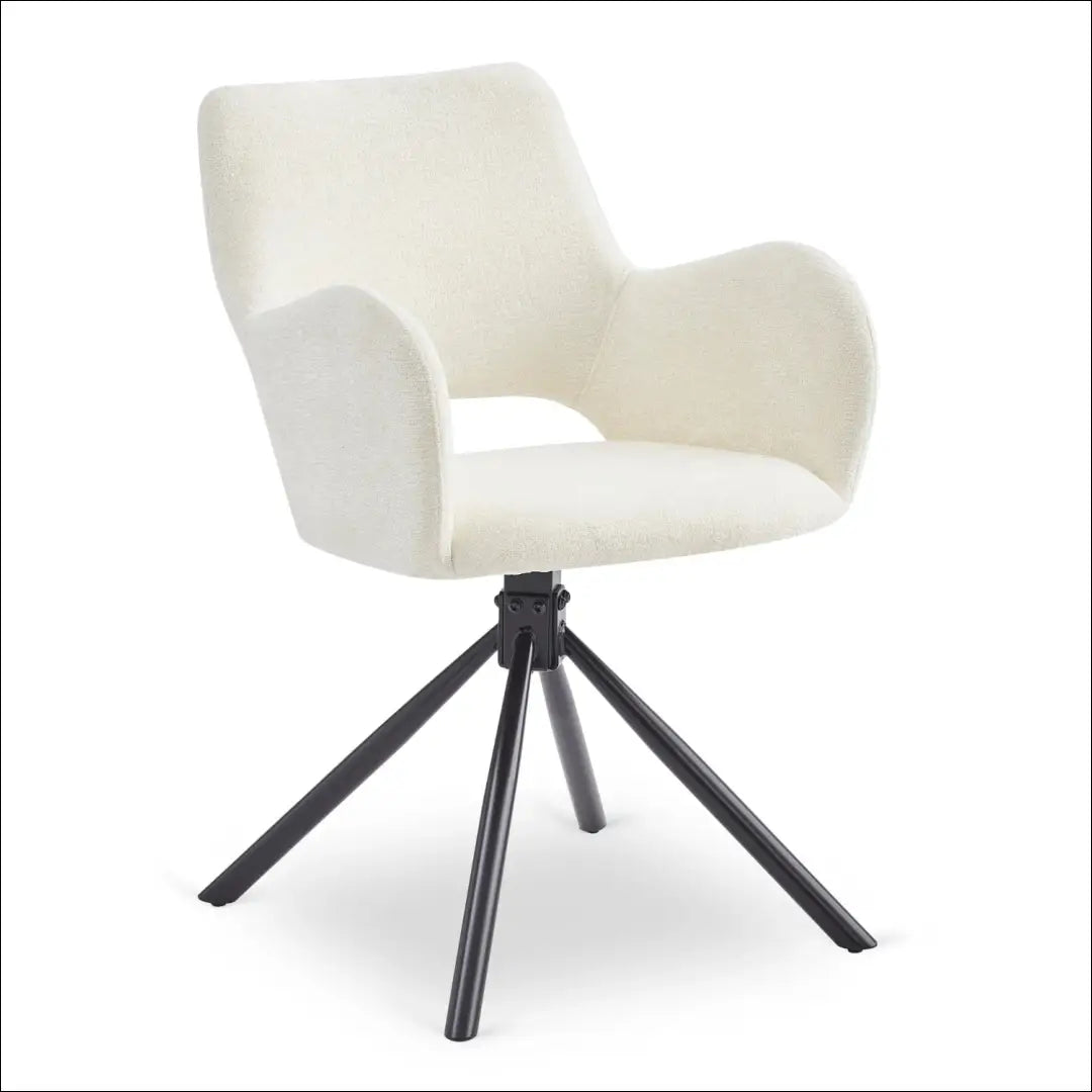Kėdė su buklė audinio audiniu kreminės spalvos TE843 - €95 Save 15% 50-100, __label:Pristatymas 5-14 d.d., elite,