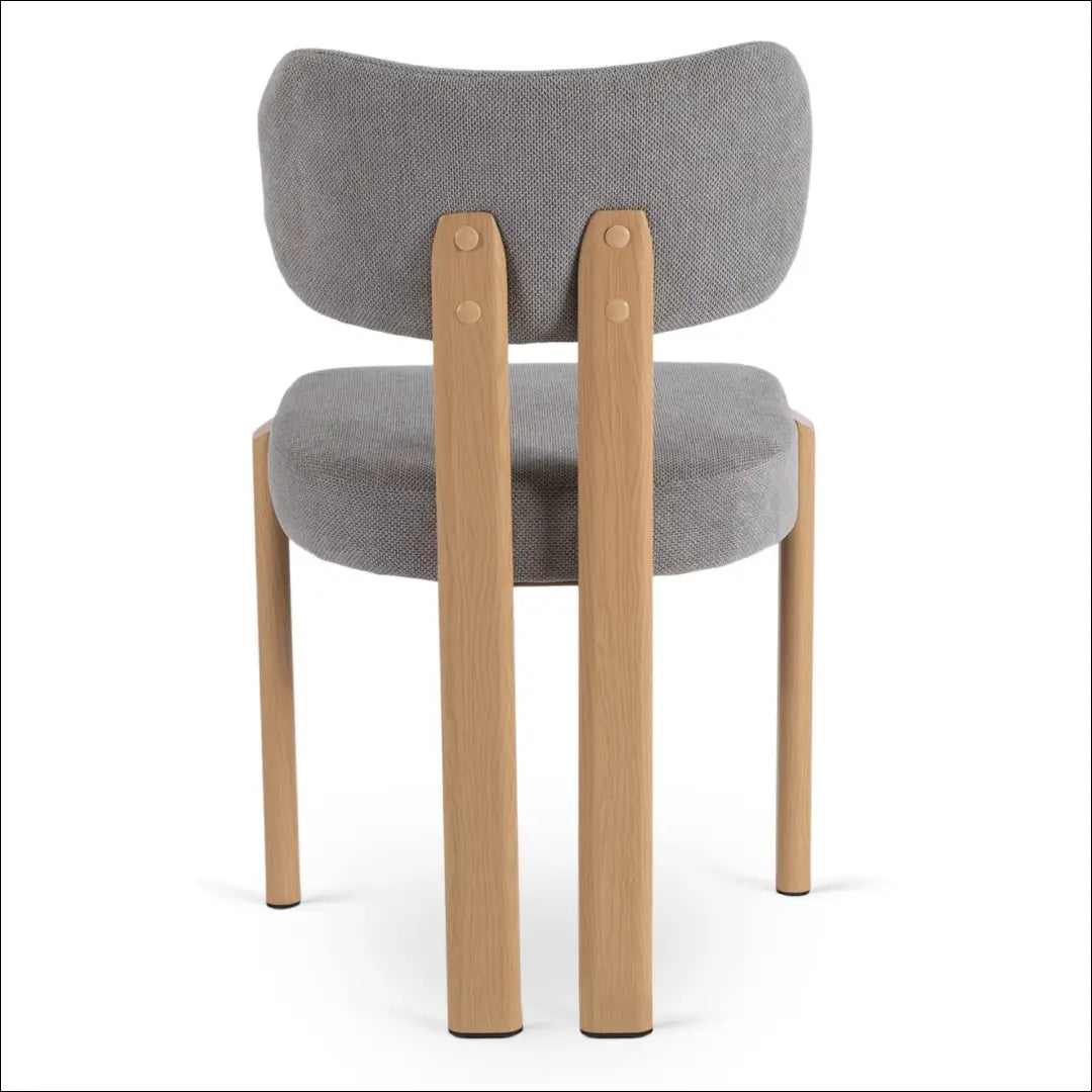 Kėdė su buklė audinio audiniu pilkos spalvos / ąžuolo TE865 - €66 Save 15% 50-100, __label:Pristatymas 5-14 d.d.,