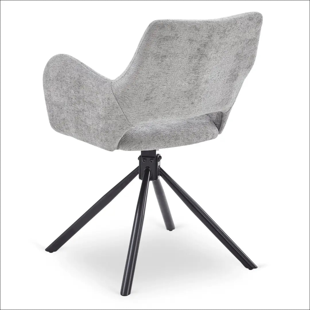 Kėdė su buklė audinio audiniu pilkos spalvos / kreminės TE845 - €95 Save 15% 50-100, __label:Pristatymas 5-14 d.d.,