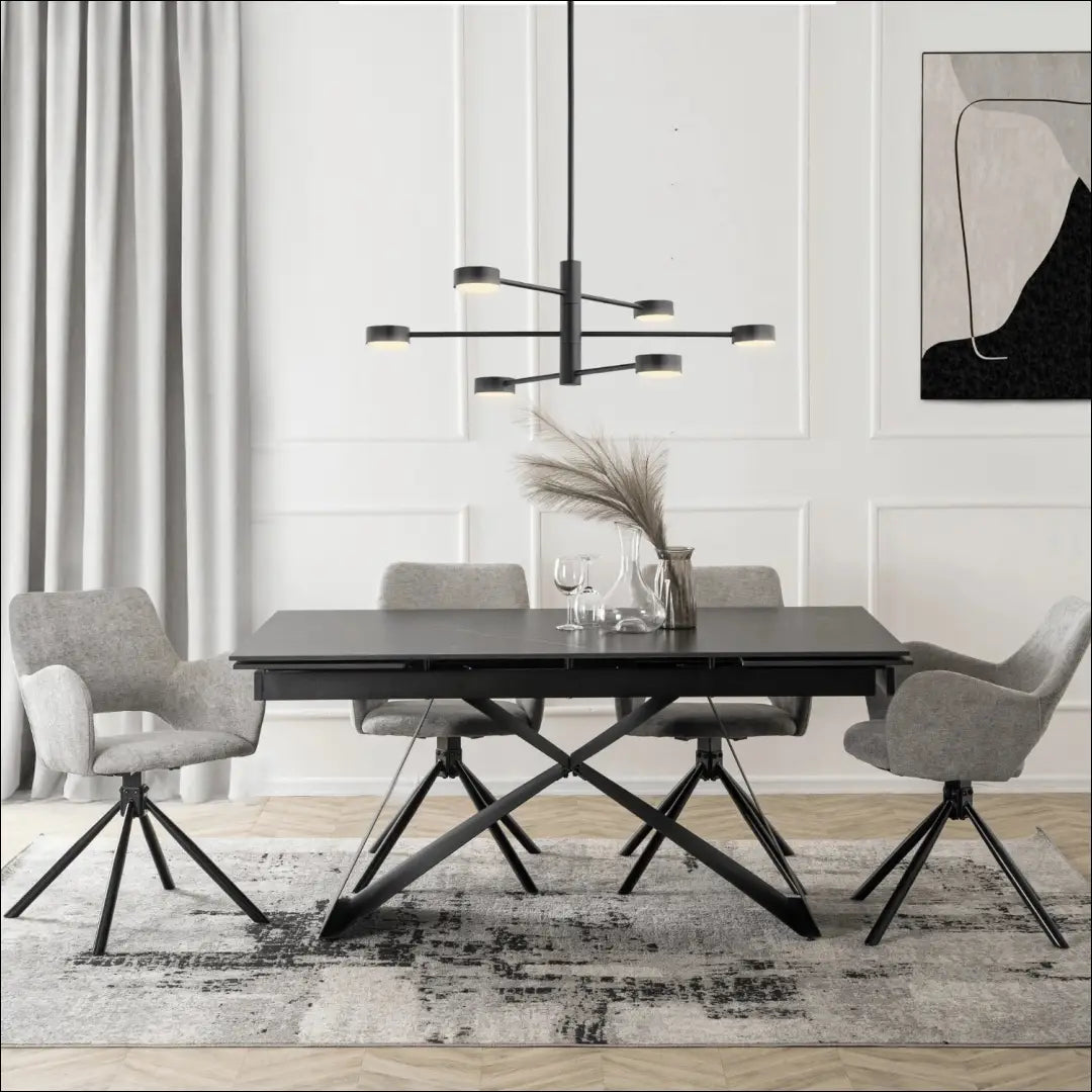 Kėdė su buklė audinio audiniu pilkos spalvos / kreminės TE845 - €95 Save 15% 50-100, __label:Pristatymas 5-14 d.d.,