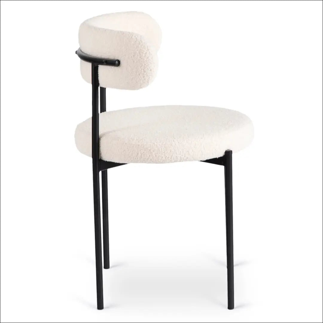 Kėdė su buklė audinio audiniu smėlio spalvos TE911 - €59 Save 15% 50-100, __label:Pristatymas 5-14 d.d., elite,