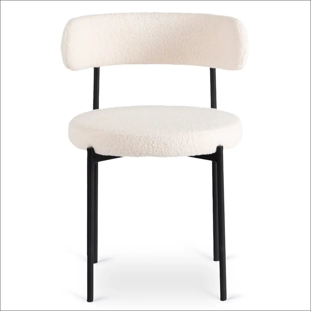 Kėdė su buklė audinio audiniu smėlio spalvos TE911 - €59 Save 15% 50-100, __label:Pristatymas 5-14 d.d., elite,