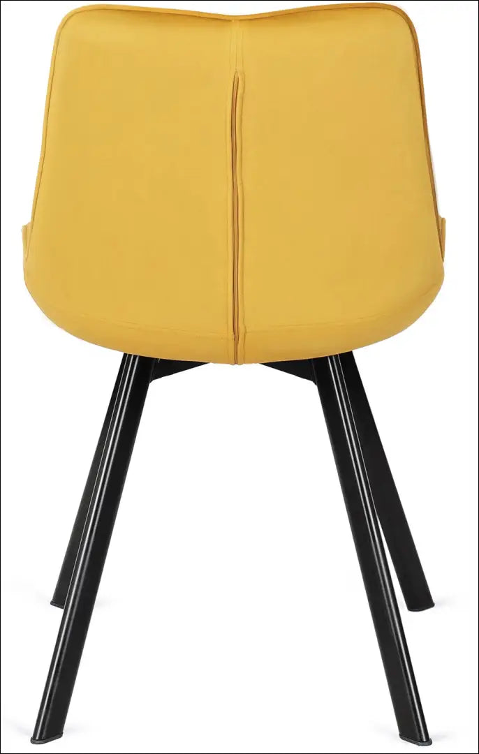 Kėdė su veliūro audiniu garstyčių spalvos TE108 - €52 Save 15% 50-100, __label:Pristatymas 5-14 d.d., elite, Krzesła,