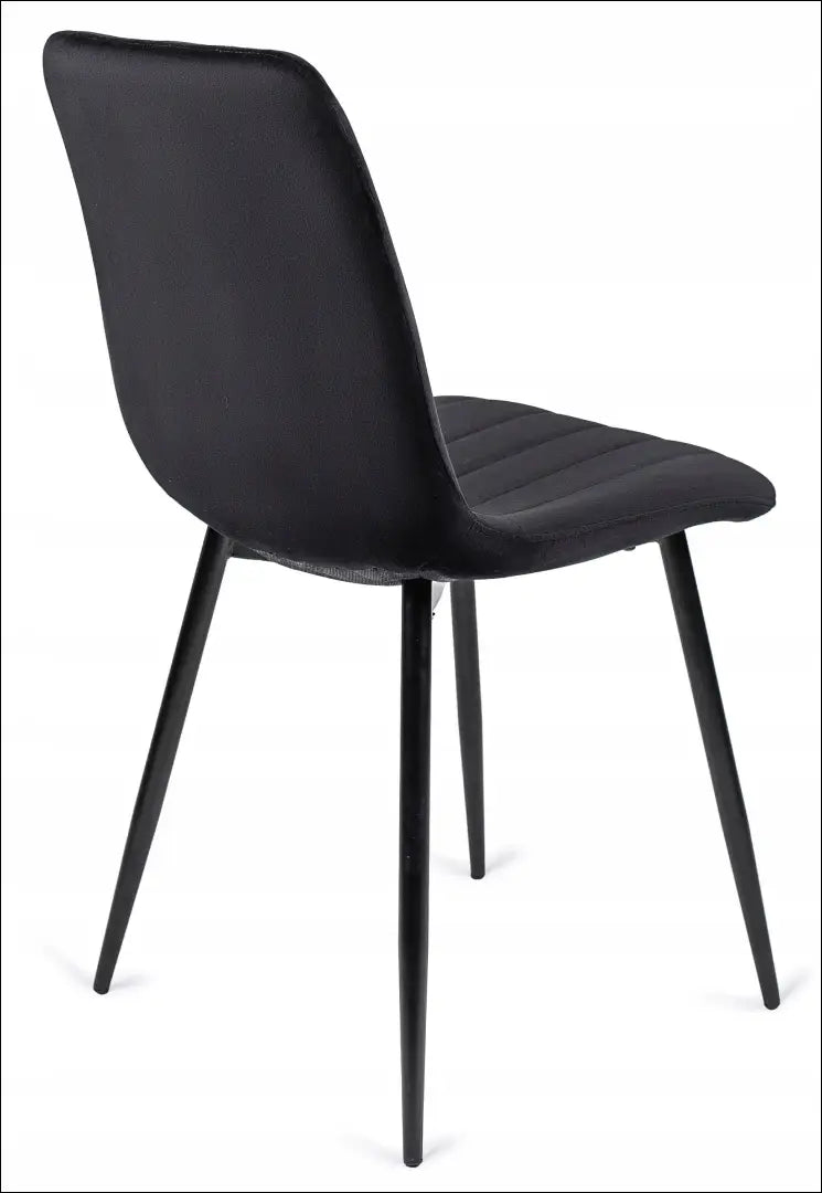 Kėdė su veliūro audiniu juodos spalvos TE010 - €33 Save 15% 25-50, __label:Pristatymas 5-14 d.d., elite, Krzesła,