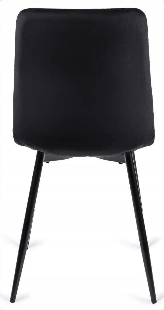 Kėdė su veliūro audiniu juodos spalvos TE014 - €35 Save 15% 25-50, __label:Pristatymas 5-14 d.d., elite, Krzesła,
