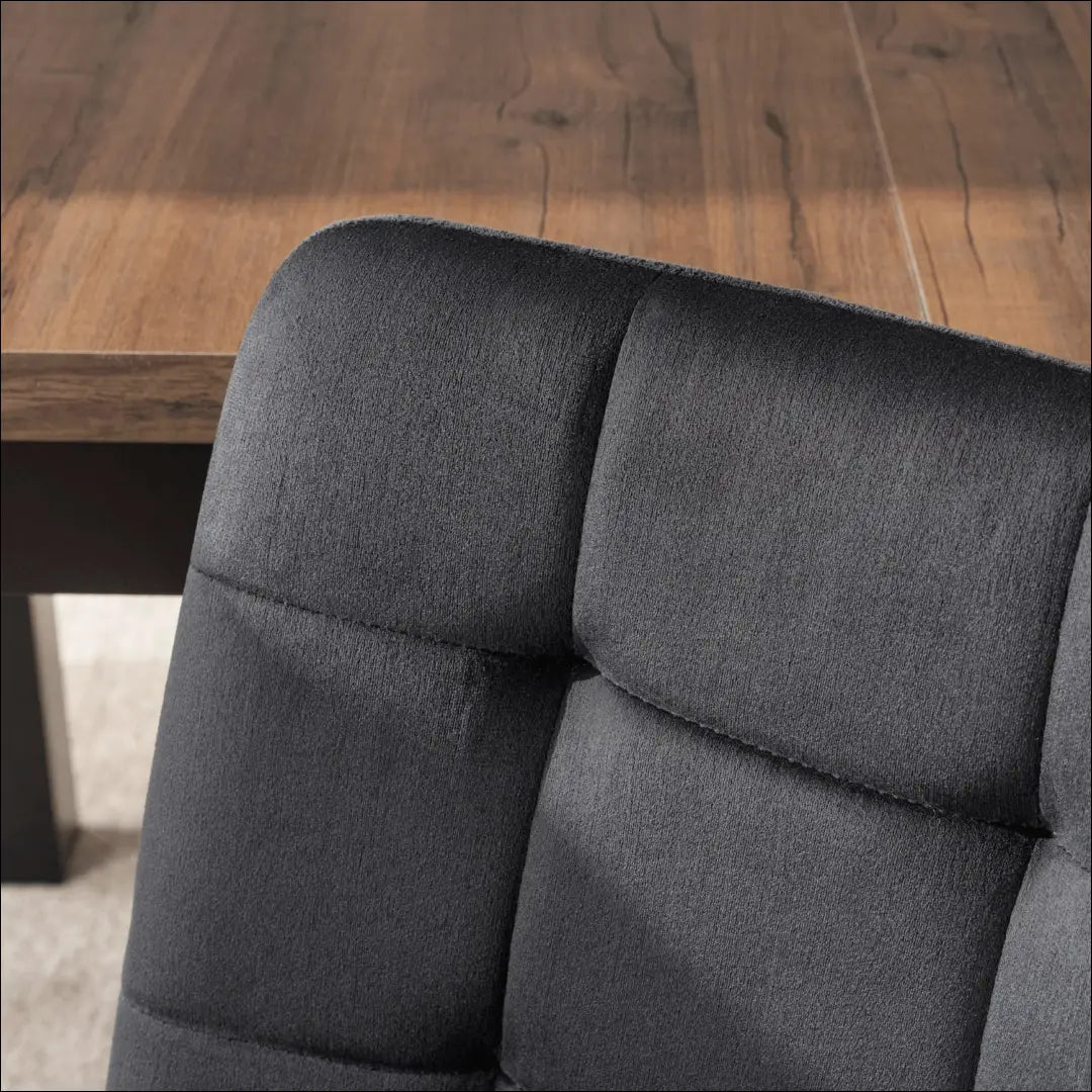 Kėdė su veliūro audiniu juodos spalvos TE014 - €35 Save 15% 25-50, __label:Pristatymas 5-14 d.d., elite, Krzesła,