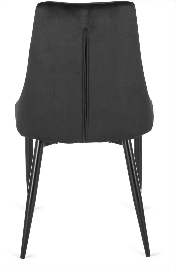 Kėdė su veliūro audiniu juodos spalvos TE027 - €49 Save 15% 25-50, __label:Pristatymas 5-14 d.d., elite, Krzesła,