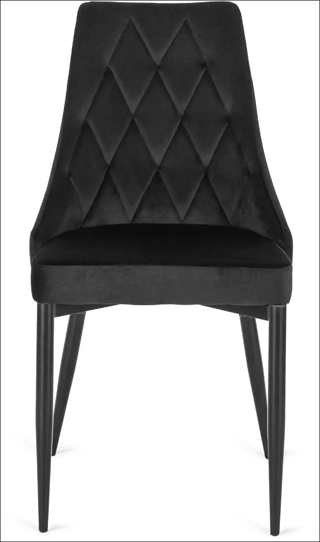 Kėdė su veliūro audiniu juodos spalvos TE027 - €49 Save 15% 25-50, __label:Pristatymas 5-14 d.d., elite, Krzesła,
