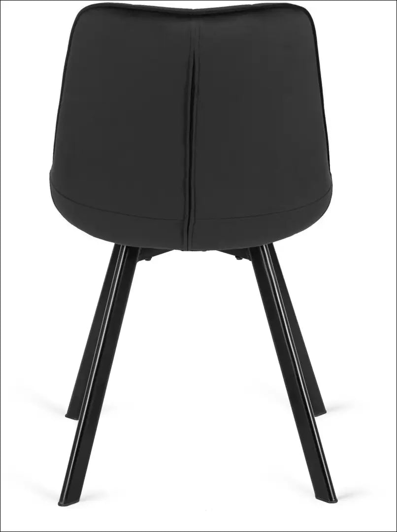 Kėdė su veliūro audiniu juodos spalvos TE037 - €52 Save 15% 50-100, __label:Pristatymas 5-14 d.d., elite, Krzesła,