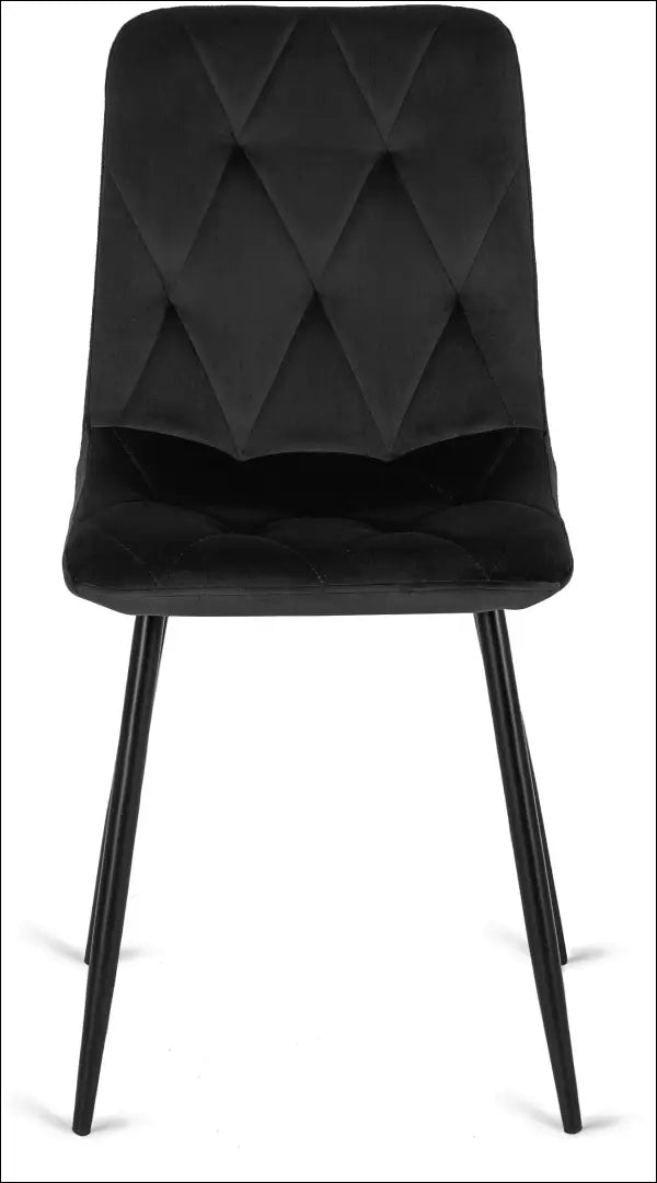 Kėdė su veliūro audiniu juodos spalvos TE050 - €38 Save 20% 25-50, __label:Pristatymas 5-14 d.d., elite, Krzesła,