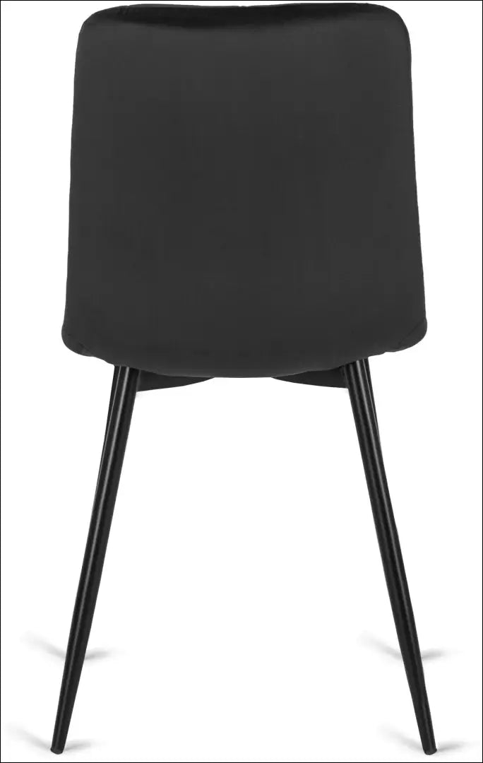Kėdė su veliūro audiniu juodos spalvos TE050 - €38 Save 20% 25-50, __label:Pristatymas 5-14 d.d., elite, Krzesła,
