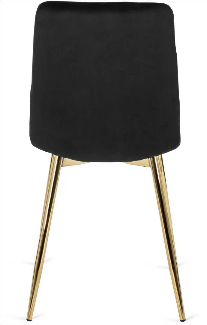 Kėdė su veliūro audiniu juodos spalvos TE054 - €41 Save 15% 25-50, __label:Pristatymas 5-14 d.d., elite, Krzesła,
