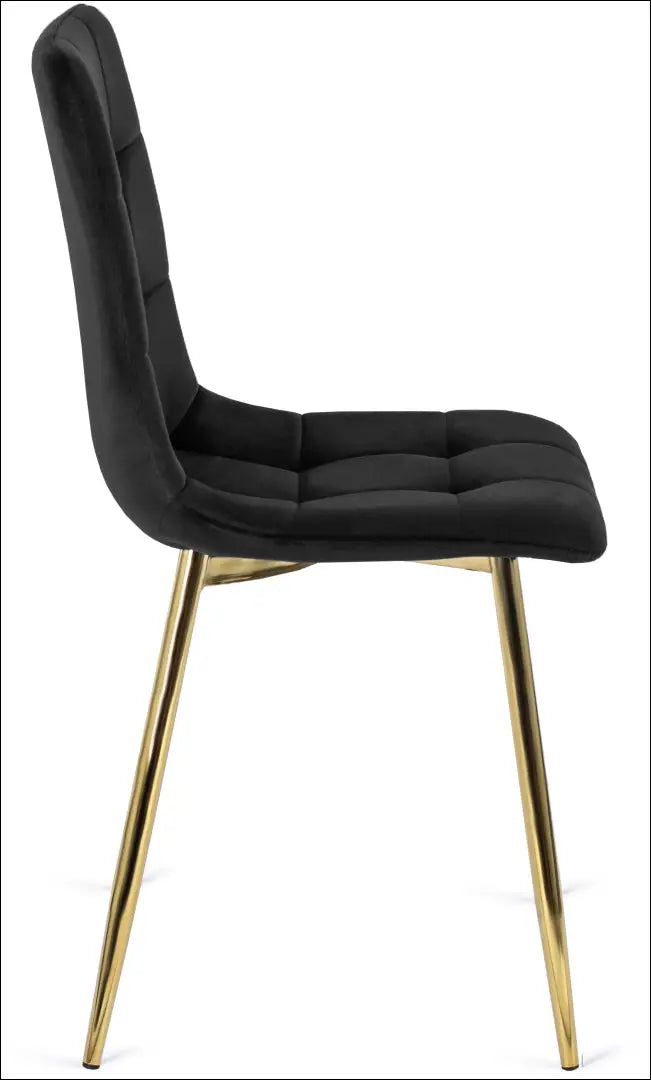 Kėdė su veliūro audiniu juodos spalvos TE054 - €41 Save 15% 25-50, __label:Pristatymas 5-14 d.d., elite, Krzesła,