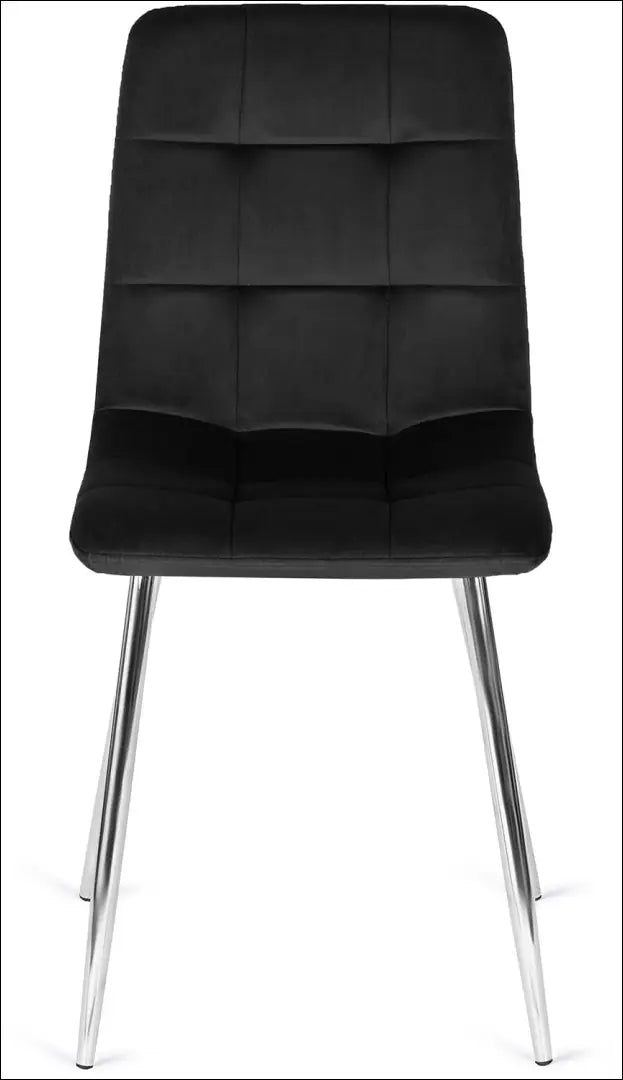Kėdė su veliūro audiniu juodos spalvos TE123 - €30 Save 15% 25-50, __label:Pristatymas 5-14 d.d., elite, Krzesła,