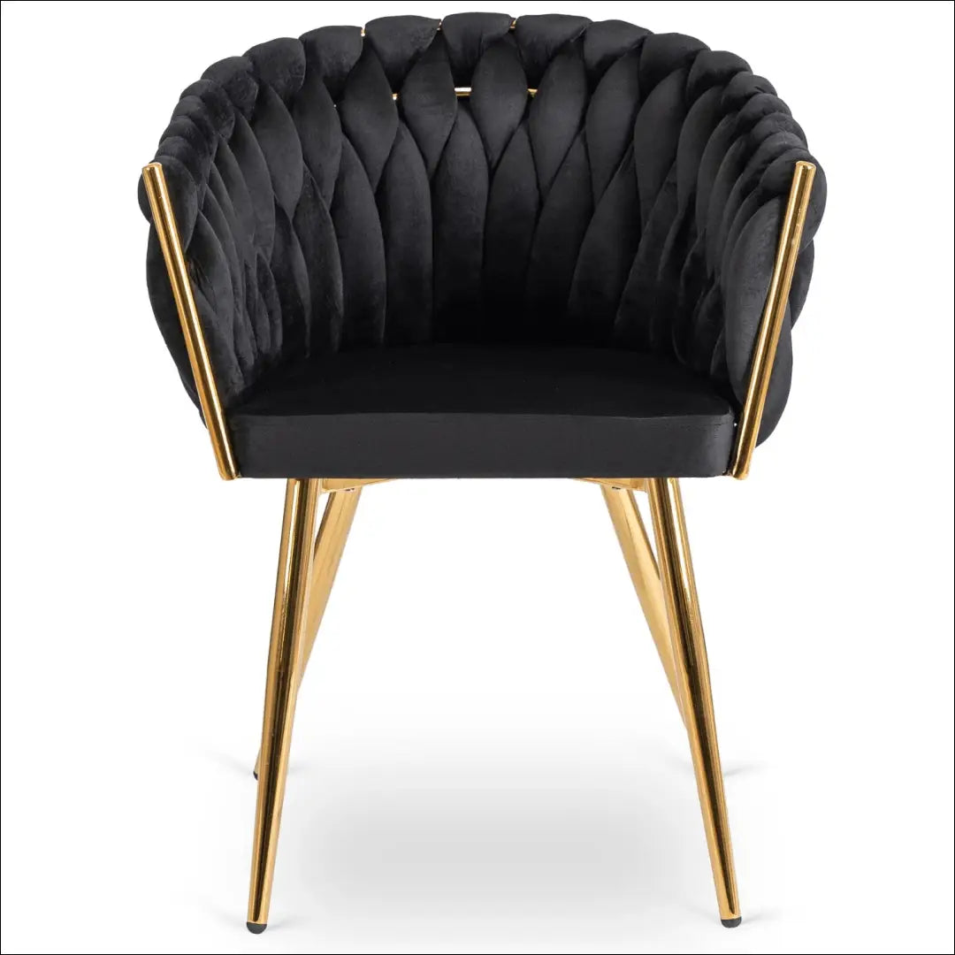 Kėdė su veliūro audiniu juodos spalvos TE390 - €109 Save 15% 100-200, __label:Pristatymas 5-14 d.d., elite, Krzesła,