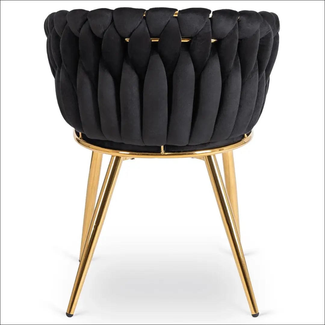 Kėdė su veliūro audiniu juodos spalvos TE390 - €109 Save 15% 100-200, __label:Pristatymas 5-14 d.d., elite, Krzesła,