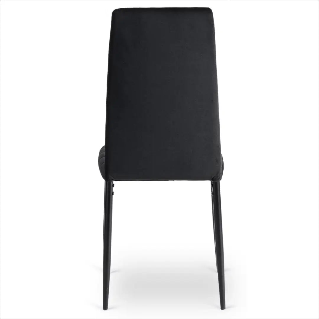 Kėdė su veliūro audiniu juodos spalvos TE458 - €29 Save 15% 25-50, __label:Pristatymas 5-14 d.d., elite, Krzesła,