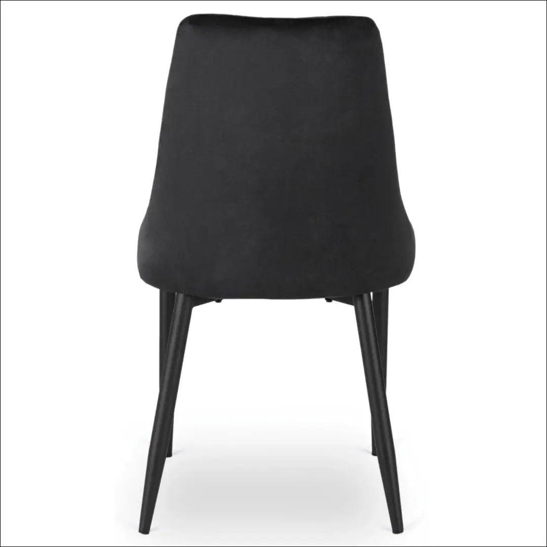 Kėdė su veliūro audiniu juodos spalvos TE553 - €51 Save 15% 50-100, __label:Pristatymas 5-14 d.d., elite, spalva-juoda,