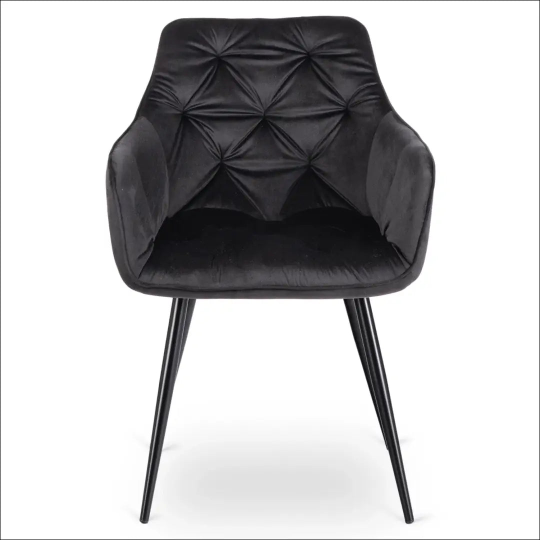 Kėdė su veliūro audiniu juodos spalvos TE830 - €67 Save 15% 50-100, __label:Pristatymas 5-14 d.d., elite, spalva-juoda,