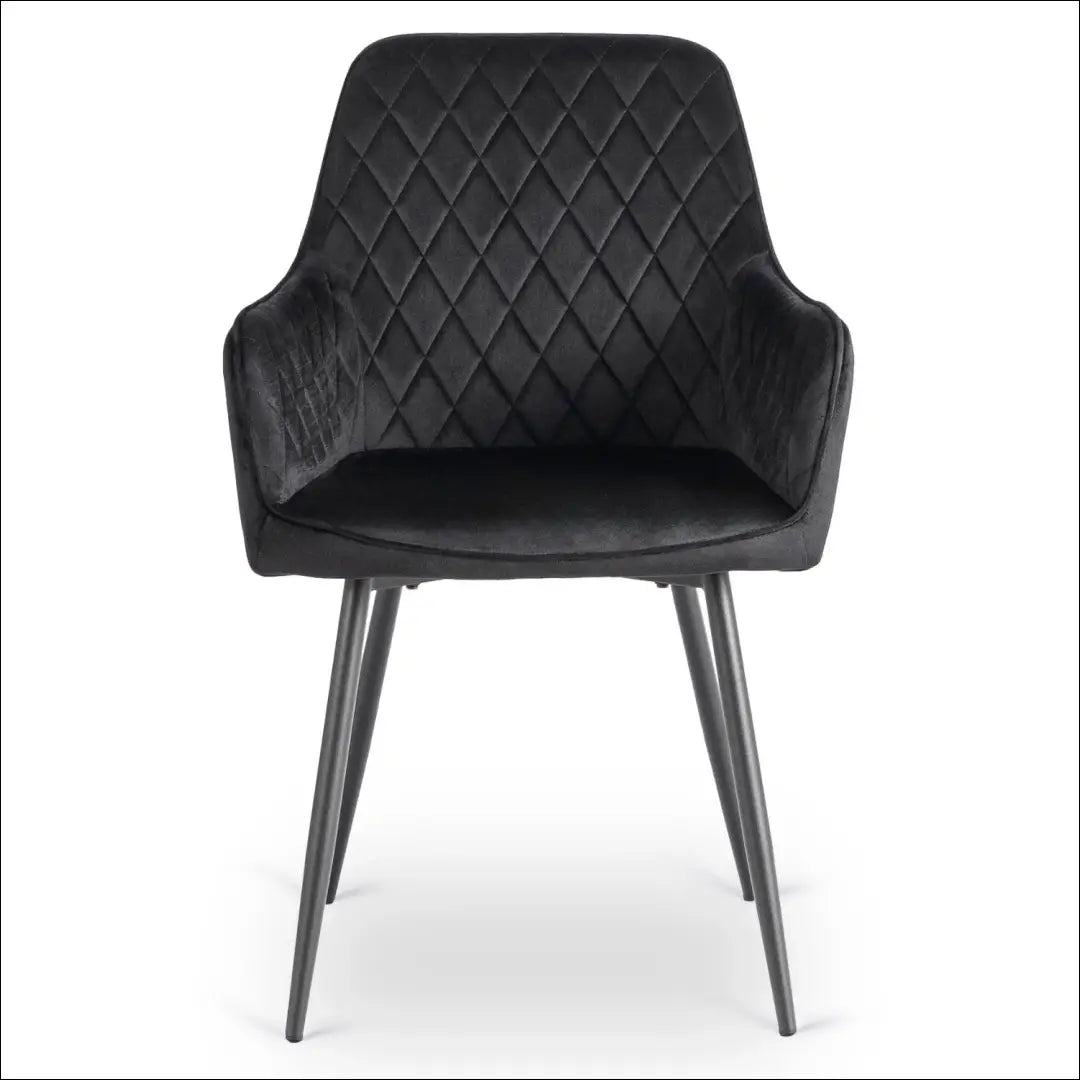 Kėdė su veliūro audiniu juodos spalvos TE900 - €54 Save 15% 50-100, __label:Pristatymas 5-14 d.d., elite, Krzesła,