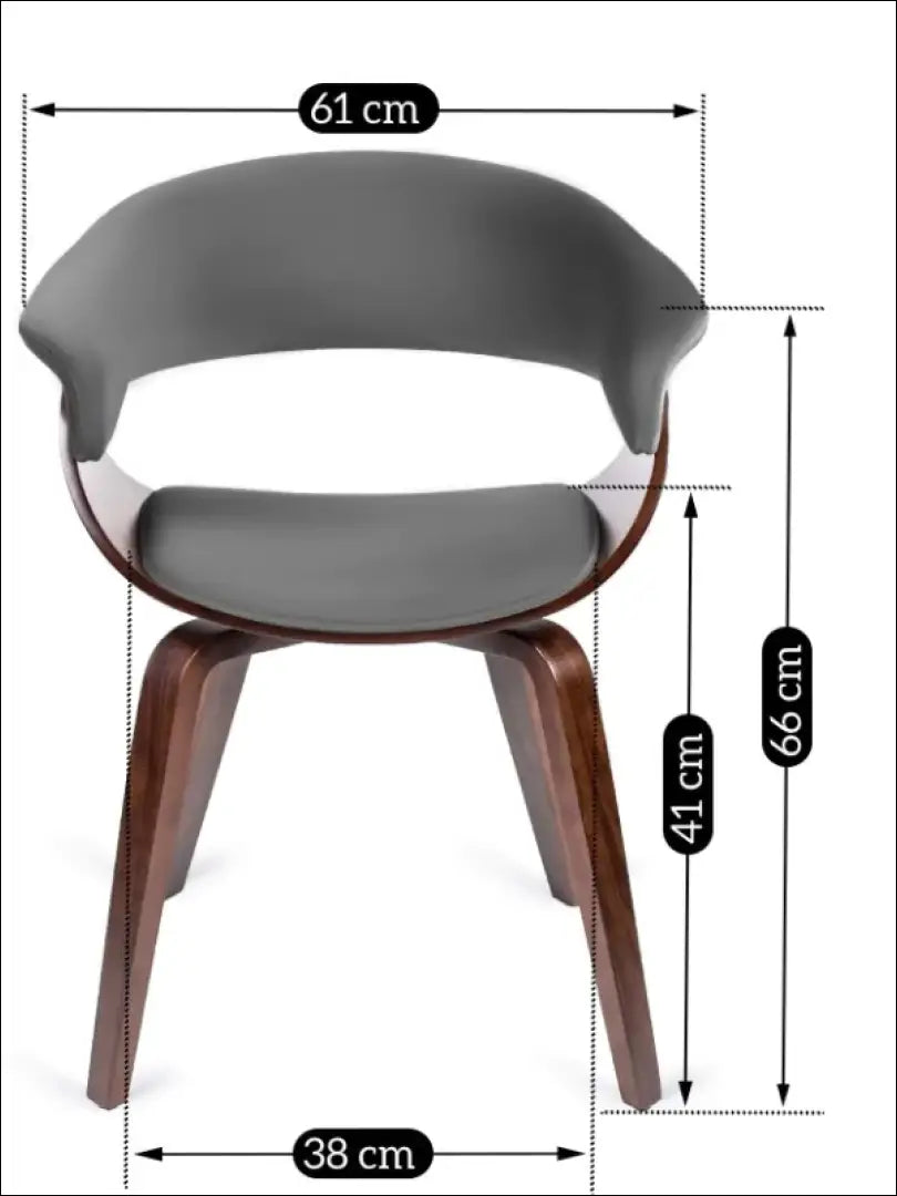 Kėdė su veliūro audiniu pilkos spalvos / riešuto TE008 - €145 Save 15% 100-200, __label:Pristatymas 5-14 d.d., elite,